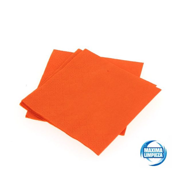Servilletas 40X40 naranja 2 capas (1.800 uds.) - Imagen 1