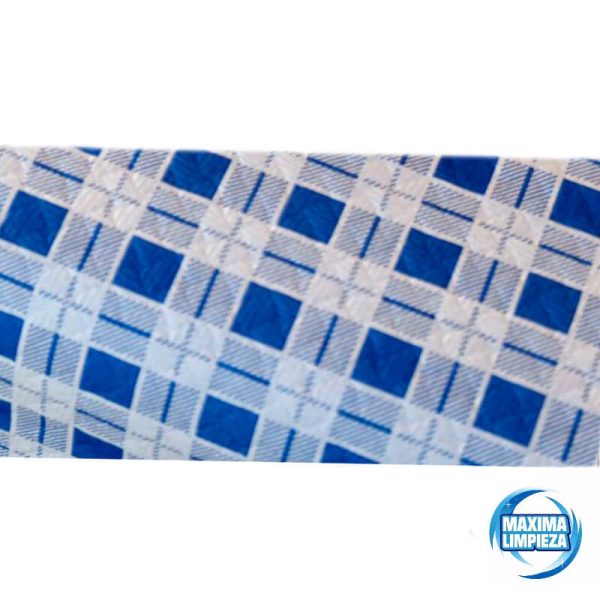 Mantel 100X100 cuadros azules 40 grs. (400 uds.) - Imagen 1