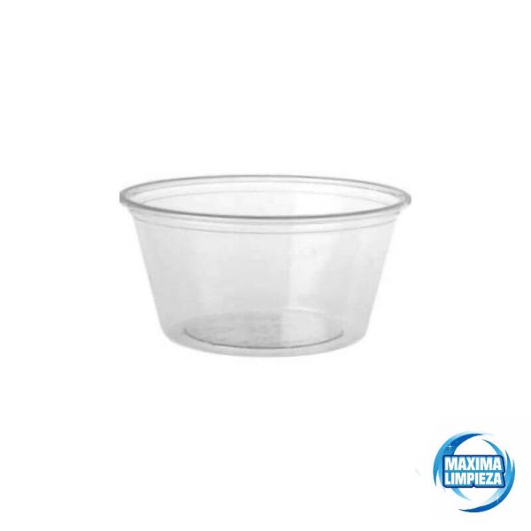 Salsera sin tapa transparente 60 cc PP 2 OZ (100 uds.) - Imagen 1