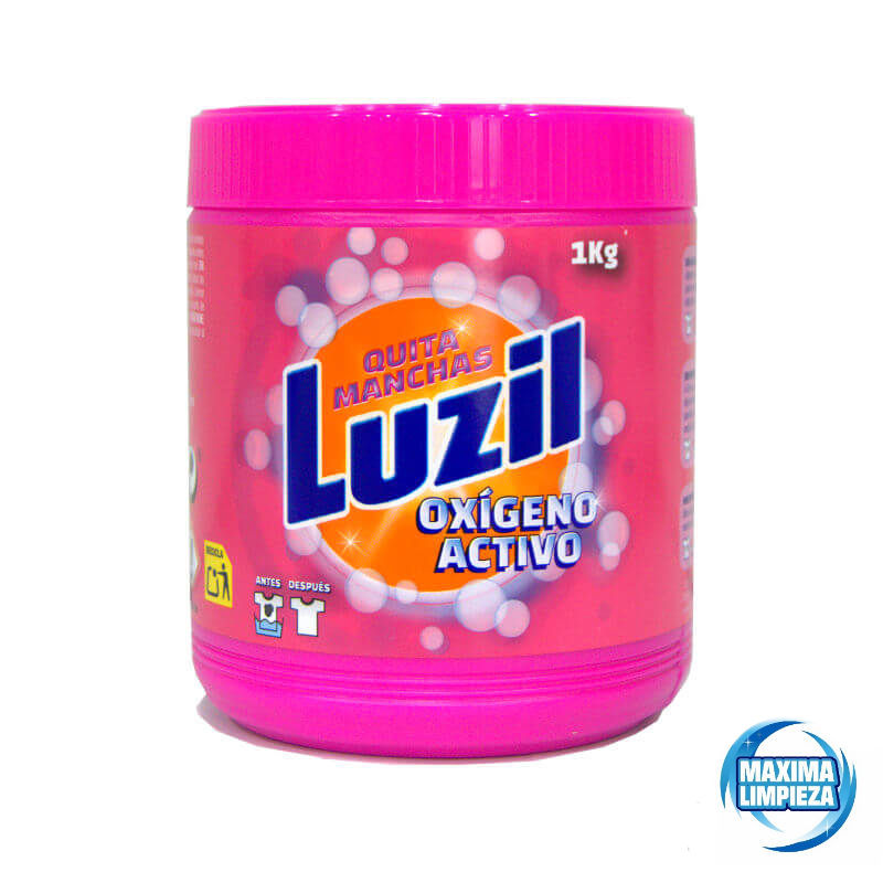 Quitamanchas Luzil oxígeno activo (1.000 grs.) - Máxima limpieza -  Productos de Limpieza Industrial