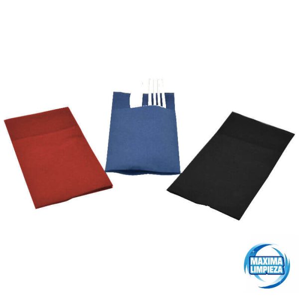 Servilletas 40X40 kanguro tissue negra (480 uds.) - Imagen 1