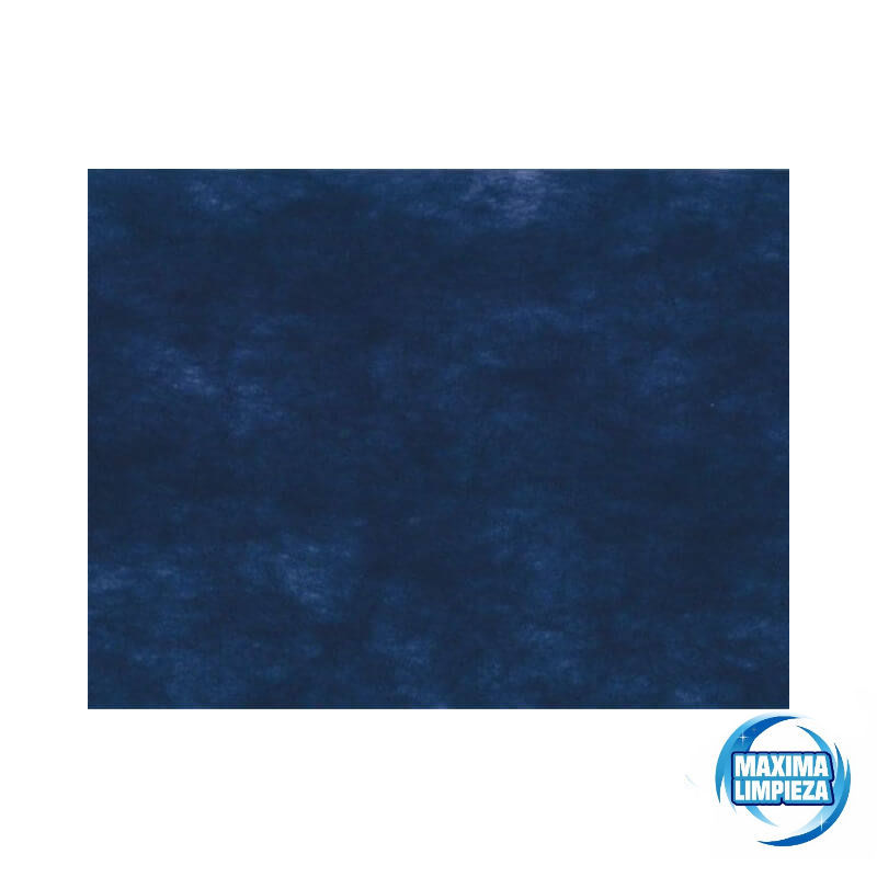 mantel tejidonotejido azul 100x100