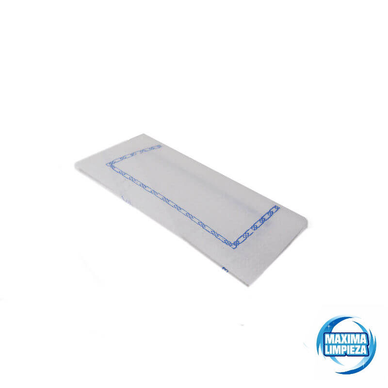 servilleta engarzada papel zigzag