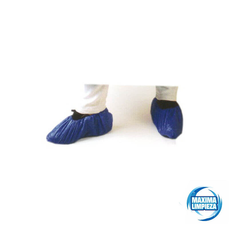cubrezapatos polietileno azul desechables